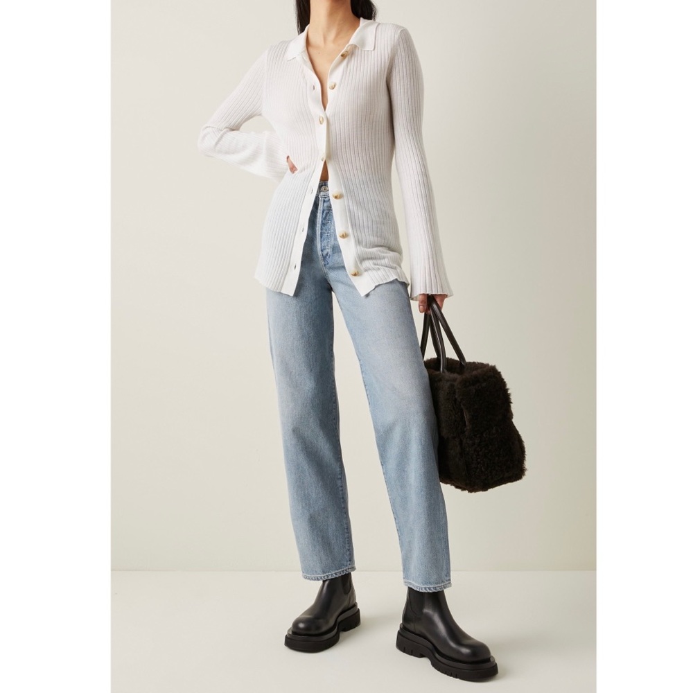 CITIZENS OF HUMANITY Elle rigid high-rise straight-leg jeans, Penninsula, 27